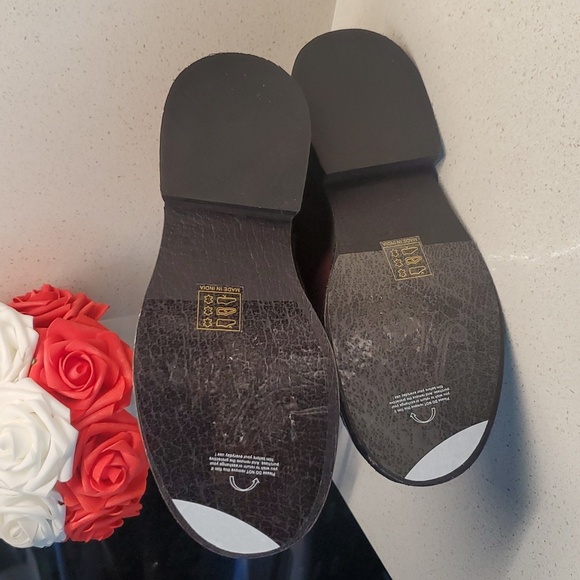 FREE PEOPLE Isla moto burgandy leather booties (sz 6) - Picture 7 of 8